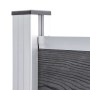 Panel de valla WPC gris 180x146 cm de vidaXL, Paneles de vallas - Ref: Foro24-148982, Precio: 243,39 €, Descuento: %