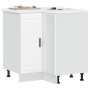 Mueble bajo esquina de cocina porto blanco madera reconstituida de , Armarios de cocina - Ref: Foro24-853987, Precio: 109,47 ...