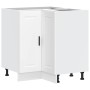 Mueble bajo esquina de cocina porto blanco madera reconstituida de , Armarios de cocina - Ref: Foro24-853987, Precio: 109,47 ...