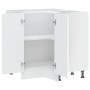 Mueble bajo esquina de cocina porto blanco madera reconstituida de , Armarios de cocina - Ref: Foro24-853987, Precio: 109,47 ...