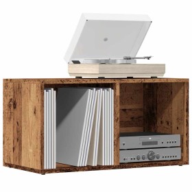 Caja de almacenaje madera de ingeniería envejecida 69,5x34x36cm de , Almacenamiento para CD y DVD - Ref: Foro24-855786, Preci...