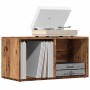 Caja de almacenaje madera de ingeniería envejecida 69,5x34x36cm de , Almacenamiento para CD y DVD - Ref: Foro24-855786, Preci...