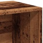 Caja de almacenaje madera de ingeniería envejecida 69,5x34x36cm de , Almacenamiento para CD y DVD - Ref: Foro24-855786, Preci...