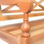 Banco Batavia de madera maciza de caoba marrón 98 cm en Bancos para recibidores y almacenamiento | Comprar online en Foru.es