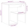 Mesitas de noche 2 uds madera ingeniería envejecida 40x30x40 cm de , Mesitas de noche - Ref: Foro24-856527, Precio: 47,08 €, ...
