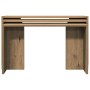 Mesas apilables 3 pzas madera contrachapada color roble artisan de , Mesas auxiliares - Ref: Foro24-858541, Precio: 60,90 €, ...
