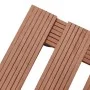 Soporte con ruedas para plantas 2 uds WPC marrón 30x30x7,5 cm de vidaXL, Soportes para macetas - Ref: Foro24-149035, Precio: ...