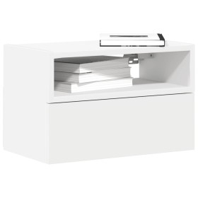 Mesitas de noche de pared 2 unidades blanca 45x26x28,5 cm de , Mesitas de noche - Ref: Foro24-858597, Precio: 68,53 €, Descue...