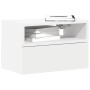 Mesitas de noche de pared 2 unidades blanca 45x26x28,5 cm de , Mesitas de noche - Ref: Foro24-858597, Precio: 68,53 €, Descue...