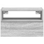 Mesitas de noche de pared 2 uds gris sonoma 45x26x28,5 cm de , Mesitas de noche - Ref: Foro24-858607, Precio: 70,11 €, Descue...