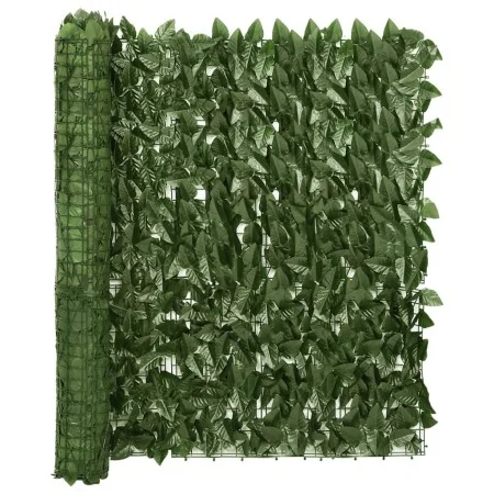 Toldo para balcón con hojas verde oscuro 300x100 cm de vidaXL, Sombrillas - Ref: Foro24-315487, Precio: 38,79 €, Descuento: %