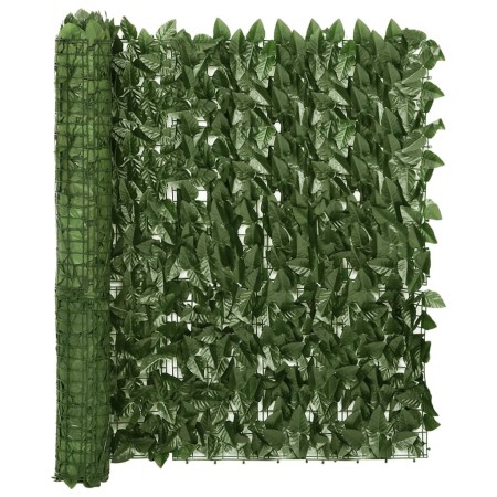 Toldo para balcón con hojas verde oscuro 300x100 cm de vidaXL, Sombrillas - Ref: Foro24-315487, Precio: 32,83 €, Descuento: %