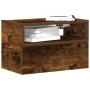 Mesitas de noche de pared 2uds color roble ahumado 45x26x28,5cm de , Mesitas de noche - Ref: Foro24-858605, Precio: 64,09 €, ...