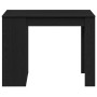 Escritorio con cajón y estante madera contrachapada roble negro de , Mesas de cocina y de comedor - Ref: Foro24-858687, Preci...