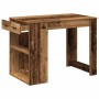 Escritorio con cajón estante madera contrachapada madera vieja de , Mesas de cocina y de comedor - Ref: Foro24-858693, Precio...