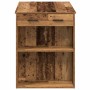 Escritorio con cajón estante madera contrachapada madera vieja de , Mesas de cocina y de comedor - Ref: Foro24-858693, Precio...