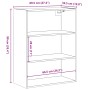 Armario colgante de pared madera vieja 69,5x32,5x90 cm de , Aparadores - Ref: Foro24-857045, Precio: 59,40 €, Descuento: %