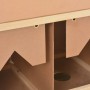 Ponedero para gallinas 5 compartimentos madera pino 117x33x38cm de vidaXL, Incubadoras de huevos - Ref: Foro24-170660, Precio...