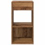 Mesillas de noche con cajón 2 uds madera vieja 35x34x66,5 cm de , Mesitas de noche - Ref: Foro24-858728, Precio: 80,02 €, Des...