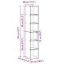 Estanterías 2 uds apilables de madera de ingeniería blanco de , Taquillas y armarios de almacenamiento - Ref: Foro24-858804, ...
