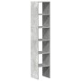 Librerías 2 uds madera contrachapada apilable gris hormigón de , Taquillas y armarios de almacenamiento - Ref: Foro24-858810,...