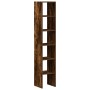 Estanterías 2 uds apilables de madera ingeniería roble ahumado de , Taquillas y armarios de almacenamiento - Ref: Foro24-8588...