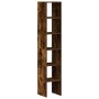 Estanterías 2 uds apilables de madera ingeniería roble ahumado de , Taquillas y armarios de almacenamiento - Ref: Foro24-8588...