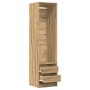 Armario de madera de ingeniería roble artesanal 50x50x200 cm de , Armarios roperos - Ref: Foro24-3318629, Precio: 149,07 €, D...