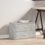 Armario con 2 cajones gris cemento 60x31x40cm madera ingeniería de , Cajoneras - Ref: Foro24-858827, Precio: 54,15 €, Descuen...