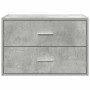 Armario con 2 cajones gris cemento 60x31x40cm madera ingeniería de , Cajoneras - Ref: Foro24-858827, Precio: 54,15 €, Descuen...