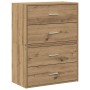 Armarios con 2 cajones 2 uds roble artesanal 60x31x40 cm de , Cajoneras - Ref: Foro24-858838, Precio: 90,01 €, Descuento: %
