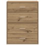 Armarios con 2 cajones 2 uds roble artesanal 60x31x40 cm de , Cajoneras - Ref: Foro24-858838, Precio: 90,01 €, Descuento: %