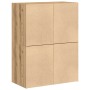 Armarios con 2 cajones 2 uds roble artesanal 60x31x40 cm de , Cajoneras - Ref: Foro24-858838, Precio: 90,01 €, Descuento: %