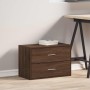 Armario con 2 cajones roble marrón 60x31x40cm madera ingeniería de , Cajoneras - Ref: Foro24-858833, Precio: 55,44 €, Descuen...