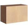Armario con 2 cajones roble marrón 60x31x40cm madera ingeniería de , Cajoneras - Ref: Foro24-858833, Precio: 55,44 €, Descuen...