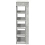 Mueble zapatero madera contrachapada gris hormigón 60x30x98 cm de , Zapateros y organizadores de calzado - Ref: Foro24-859926...