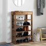 Mueble zapatero madera contrachapada madera vieja 60x30x98 cm de , Zapateros y organizadores de calzado - Ref: Foro24-859930,...