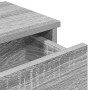 Estante de pared con cajones madera contrachapada roble ahumado de , Estantes y estanterías - Ref: Foro24-859964, Precio: 66,...