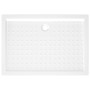 Plato de ducha con puntos ABS blanco 70x100x4 cm de vidaXL, Platos de ducha - Ref: Foro24-148899, Precio: 103,82 €, Descuento: %