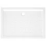 Shower tray with white ABS points 70x100x4 cm by vidaXL, Shower trays - Ref: Foro24-148899, Price: 102,47 €, Discount: %
