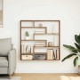 Estante cubo de pared 7 compartimentos madera envejecida de , Estantes y estanterías - Ref: Foro24-860029, Precio: 66,26 €, D...