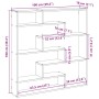 Estante cubo de pared 7 compartimentos madera envejecida de , Estantes y estanterías - Ref: Foro24-860029, Precio: 66,26 €, D...