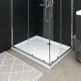 Plato de ducha con puntos ABS blanco 80x100x4 cm de vidaXL, Platos de ducha - Ref: Foro24-148897, Precio: 125,60 €, Descuento: %