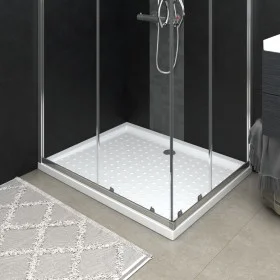 Shower tray with white ABS dots 80x100x4 cm by vidaXL, Shower trays - Ref: Foro24-148897, Price: 112,86 €, Discount: %