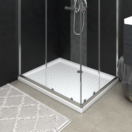 Plato de ducha con puntos ABS blanco 80x100x4 cm de vidaXL, Platos de ducha - Ref: Foro24-148897, Precio: 125,60 €, Descuento: %