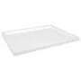 Plato de ducha con puntos ABS blanco 80x100x4 cm de vidaXL, Platos de ducha - Ref: Foro24-148897, Precio: 112,86 €, Descuento: %