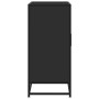 Aparador de madera de ingeniería y metal negro 68x35x76 cm de , Aparadores - Ref: Foro24-848969, Precio: 95,00 €, Descuento: %