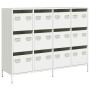Aparador de acero laminado en frío blanco 135x39x103,5 cm de , Aparadores - Ref: Foro24-3307178, Precio: 305,83 €, Descuento: %