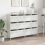 Aparador de acero laminado en frío blanco 135x39x103,5 cm de , Aparadores - Ref: Foro24-3307178, Precio: 305,83 €, Descuento: %