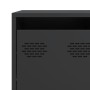 Aparador de acero laminado en frío negro 135x39x103,5 cm de , Aparadores - Ref: Foro24-3307173, Precio: 291,43 €, Descuento: %
